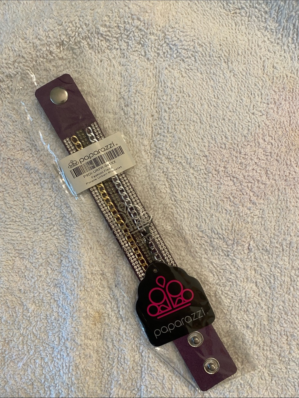 Paparazzi Fashion Fiend purple urban bracelet